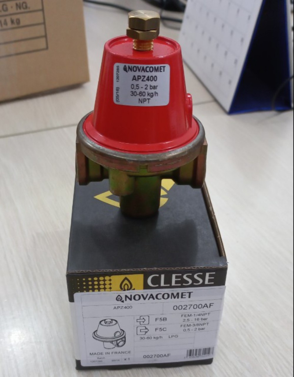 VAN ĐIỀU ÁP CẤP MỘT 60kg/h APZ400
